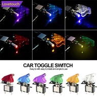 LOVETOUCH DC 12V 20A Auto Car Boat Truck Illuminated With LED Toggle Switch Safety Aircraft Flip Up 