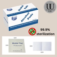 Alcohol Pad/Alcohol Swab 75% Ethyl Alcohol 5cm x 5cm