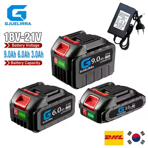 21V 388VF 928VF Battery Pack 3.0Ah 6.0Ah 9.0Ah Li-ion Fast Charging Safety Certified for Makita Elec