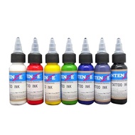 7 Warna 30ml Tinta Tato Permanen Tato Tinta Set Pigmen Tinta Profesional Tato Tintas