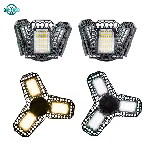 1/2pcs LED Deformable Bulb E27 Led Lamp Super Bright 40W 60W 80W Garage Light AC 85-265V Deform Ligh