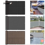 PEONYSG Sun Shading Sails, Waterproof 3/5/6M Balcony Shade Cloth, Thicken Fencing  Garden Porch Pool