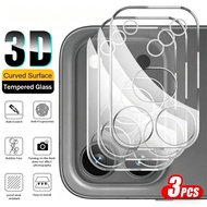 For Honor 600 Pro 5G 3Pcs Camera Protective Glass Honor600 Honor600Pro 9H Curved Tempered Glass Lens