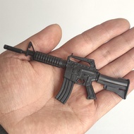 M4A1 Rifle 1: 6 Gun Model 4D Assembled Dolls Military Weapon Model Toy 4D Assembled Figure Mesu