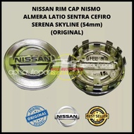 (ORIGINAL) NISSAN RIM CAP NISMO ALMERA LATIO SENTRA CEFIRO SERENA SKYLINE (54mm)