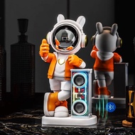 Astronaut Figurine Rgb Light Desktop Bluetooth Speaker Living Room Decoration