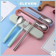 ELEVEN Alat Makan Anak / Sendok Garpu Sumpit Set Stainless Steel 304 /VSendok Set Souvenir