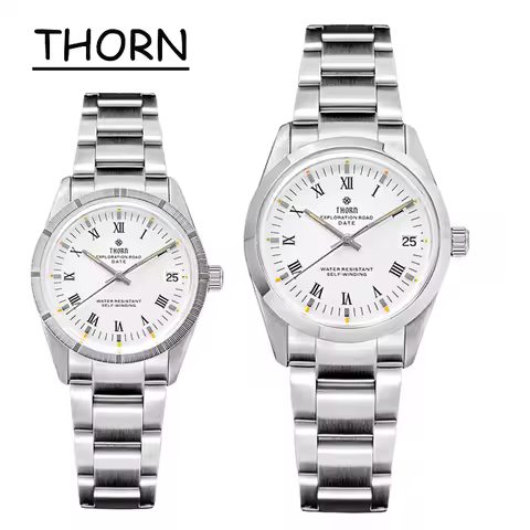 Thorn T004 Mechanical Watch PT5000 Automatic Movement Fashion Couple Watch 100m Waterproof Sapphire 