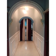 Wainscoting PVC DIY (Ready to Cut 2 feet x 2 feet (60cm x 60cm) (1 Set of 4 Sticks)