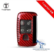 T-Carbon Key Case Land Range Car Key Cover Evoque Lr4 SportRover