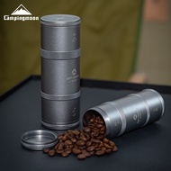 Tin kopi CC-50-H Campingmoon perkhemahan luar aluminium aluminium meterai botol berlapis teh kacang 