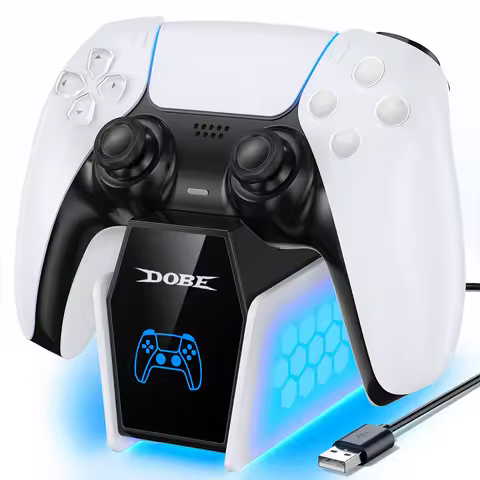 PS5 Single Controller Charger Station Replacement for PS5 Dualsense & Edge Controllers, Fast PS5 Sol