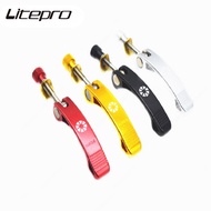 Litepro Folding Bike 412 Head Tube Rod Multi Color Quick Release Lever Axle 14/16/20 Inch Bicycle Head Post Cover Parts On Tube