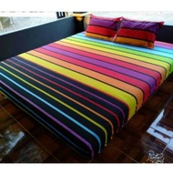 Rainbow bed sheets, all sizes, disperse bed sheets