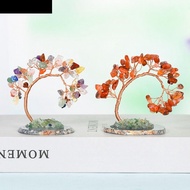 AUBREY1 Natural Crystal Tree, Natural Crystal Craft Mini Tree Model, Simple Handicrafts Tree Design 