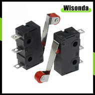 10PCS KW12  KW12-N Mini Micro Switch 3Pin With Roller Limit Switch