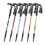 Alpenstock Outdoor Trekking Pole Curved Handle Walking Pole Trekking Trekking Trekking Pole Multifun