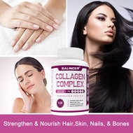 ผลิตภัณฑ์เสริมอาหาร Balincer Collagen Complex ประกอบด้วยคอลลาเจน 5 ชนิด I II III V และ X เพื่อส่งเสร