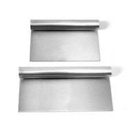 DOUGH CUTTER STAINLESS DOUGH CUTTER SCRAPPER CAKWE CUTTER SIZE 15 AND 28 CM