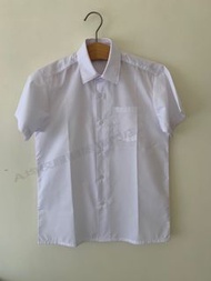 短袖白恤衫 返學白恤衫 小學校服 中學校服 校服白恤衫 小朋友白 恤衫 school white shirt kid  uniform white shirt school uniform 