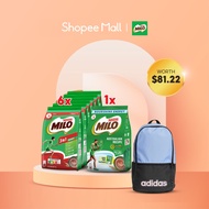 [BRAND BOX] MILO 3in1 Activ-Go in Convenient Format (6x16 sachets x 27g) + FREE ADIDAS BACKPACK (WORTH $81.22)