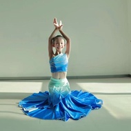 Children's Tsun Dance Costume Practice Costume Peacock Dance Ethnic Performance Costume Practice Ski