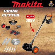 【9.9】MAKITA 388V Powerful Cordless Grass Trimmer Grass Cutter Machine Adjustable Lawn Mower