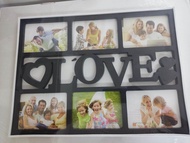 6 Slot Photo Frame Love Family Photo Frame Creative Wall Hanging Photo Frame
