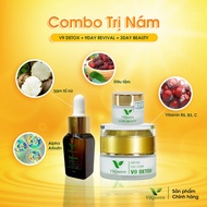 V9Queen Melasma and Freckle Removal Combo (V9Detox + Serum + Face Cream FREE Coffee Exfoliation) V9Q