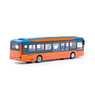 【Fast shipping】singapore bus smrt BUS Toy Diecast car Mercedes Car Model gift children Musical Doubl