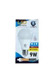 หลอดไฟ LED DC 12-85V 9W 15W IWACHI ขั้ว E27 สำหรับใช้งานกับระบบโซลาร์เซลล์ ไฟแบตเตอรี่ 12V 24V 36V 4