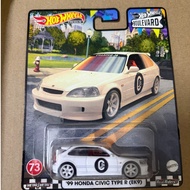 Lehuong Diecast - Hot Wheels Premium Boulevard Series '99 Honda Civic Type R (EK9)