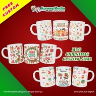 Mug Christmas Edition || Ceramic Mug || Custom Name Mug || Cup 02