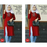 B0101 10 46405-tunic ribbon jumbo ODEL modern women's long-sleeved tunic top