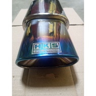 Hks car racing exhaust, flat box, super bass sound Hks exhaust muffler Hks muffler