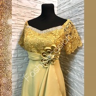 Long Gown Chiffon “Sheryl” (Mother of Bride/Groom Pangninang/Wedd Sponsor Formal events)