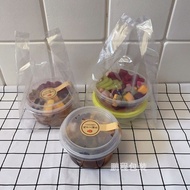 Film Plastic Vest Bag Taro Ball Grass Jelly Packing Bag Frosted Blossom Jelly Fruit Fishing Takeaway