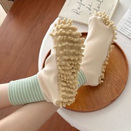 Unique Mopping Socks Guardian Sleep Massage Socks Multifunctional High Elastic Socks Striped Mid-Tub