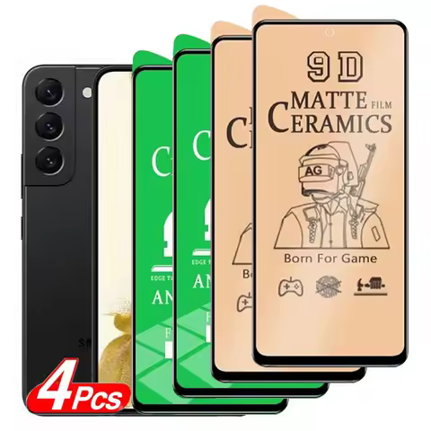 4PCS 2Clear+2Matte Ceramic Film for Samsung Galaxy S23 S24 S22 S21 Plus Screen Protector for Galaxy 