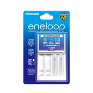 [特價]滿1299送Type-A To C傳輸線【國際牌Panasonic】eneloop智控3號2入 充電電池+充電器組(公司貨)