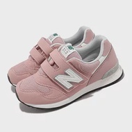 New Balance 童鞋 313 寬楦 粉紅 白 中童 小朋友 魔鬼氈 NB PO313JD-W