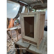 GECKO CAGE GECKO Cage DIMENSIONS 80x30x30 MADE OF WOOD INCLUDING PLATE