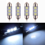 [HEAVEN] 4pcs 36mm 3-LED 5050 SMD C5W 6418 CANBUS Error Free Dome Light Lamp Bulb