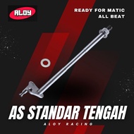 Standard 2 Middle Axle and CUSTOM mounting Axle ESP/PCXBEAT/GENIO/SCOOPY standard 2 middle axle Orig
