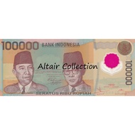 Uang Kuno 100000 Rupiah 1999 Soekarno Hatta