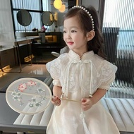 Children's ancient Hanfu sweet Chinese ancient horse-faced skirt new Chinese style girls set new gir