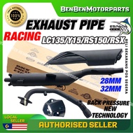 ESPADA Back Pressure 28MM Racing Exhaust Pipe Y15ZR Y15 RS150 RSX150 LC135 Cutting Standard Ekzos Mu