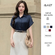 Sleeve Shirt Maxy Workshop silk batwing short-sleeved Shirt