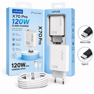 Vivo X70 Pro 120W Charger Micro Type C Fast ChargingOriginal