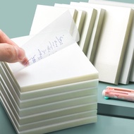 Transparent Sticky Note Pads Waterproof Self-Adhesive Memo Notepad School Study Planner Office Suppl